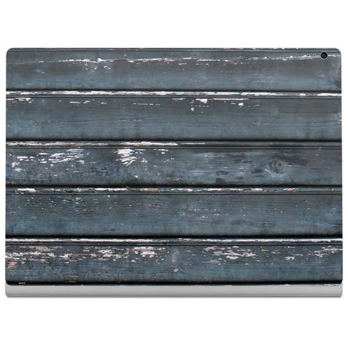Chipped Blue Wood Surface Book 2 13.5in Skin